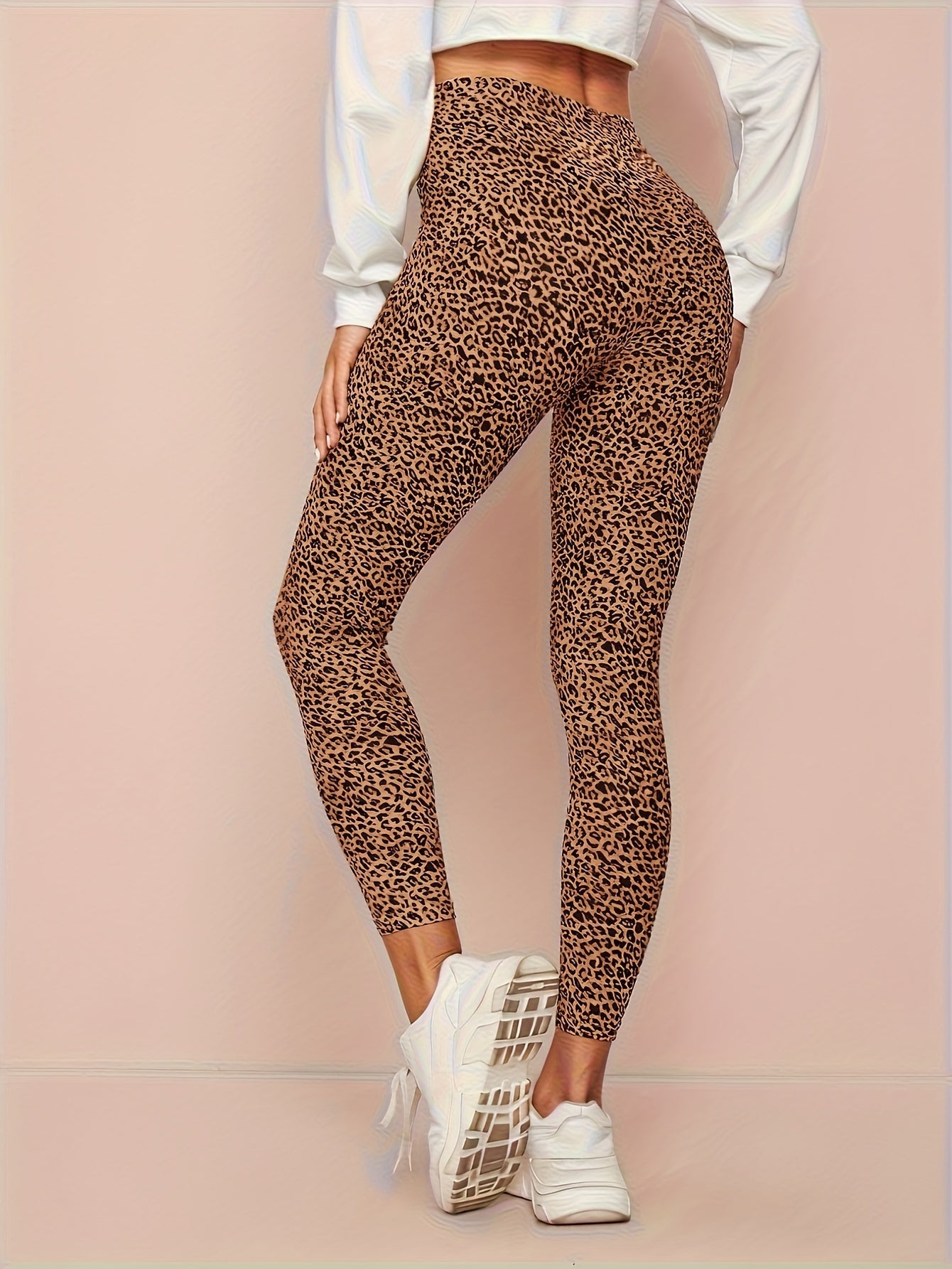Luna | Legging met luipaardprint en hoge taille