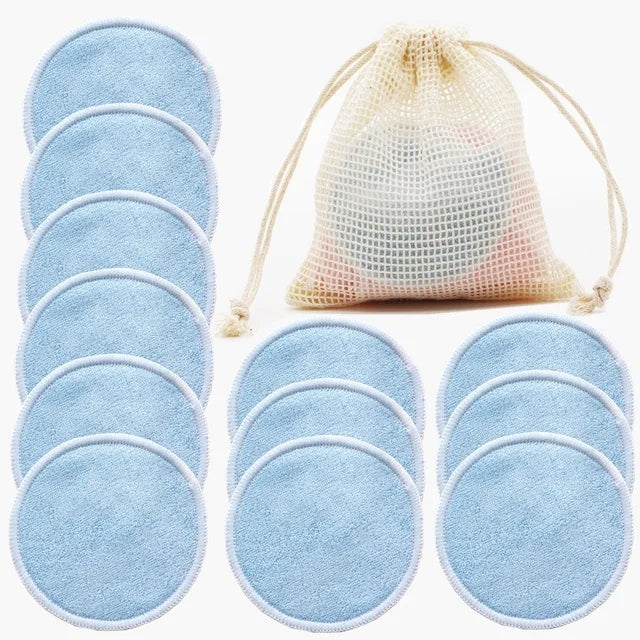Reusable CottonPads | 12 stuks herbruikbare katoenen onderleggers