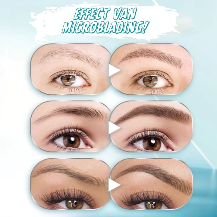 3D Microblading - BrowMagic - Vier punten - Pijnloos effect - Natuurlijlke look