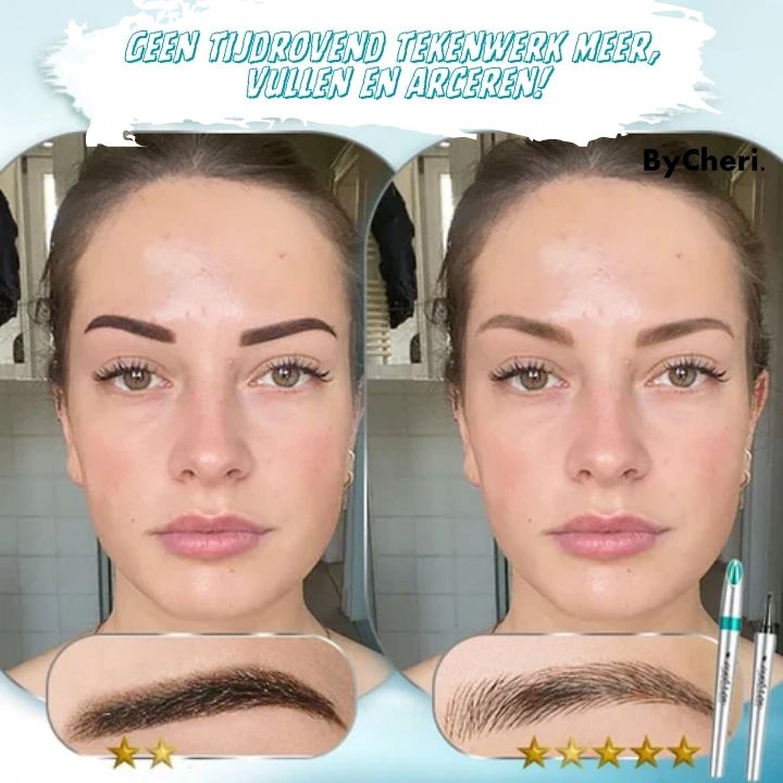 3D Microblading - BrowMagic - Vier punten - Pijnloos effect - Natuurlijlke look