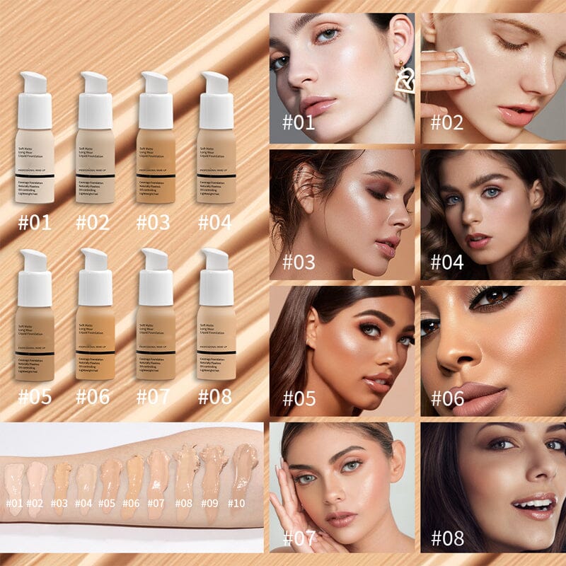 SuperCoverage | Matte vloeibare foundation
