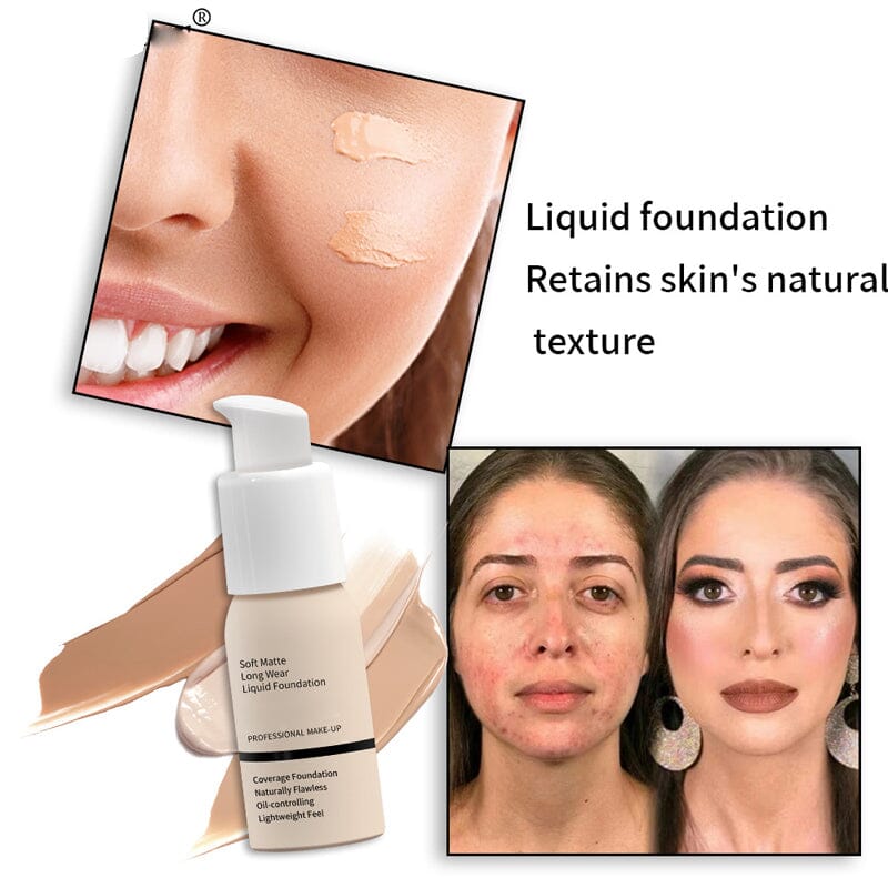 SuperCoverage | Matte vloeibare foundation