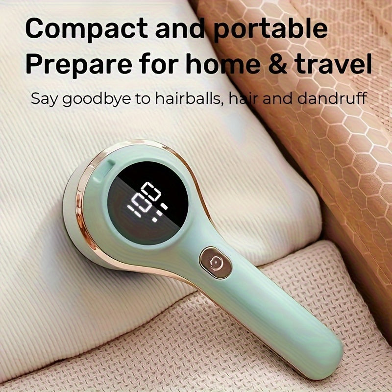 FluffErase | USB Oplaadbaar Scheerapparaat voor Kleding, Meubels & Beddengoed