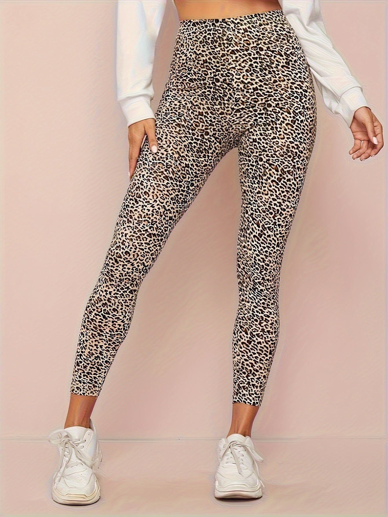 Luna | Legging met luipaardprint en hoge taille