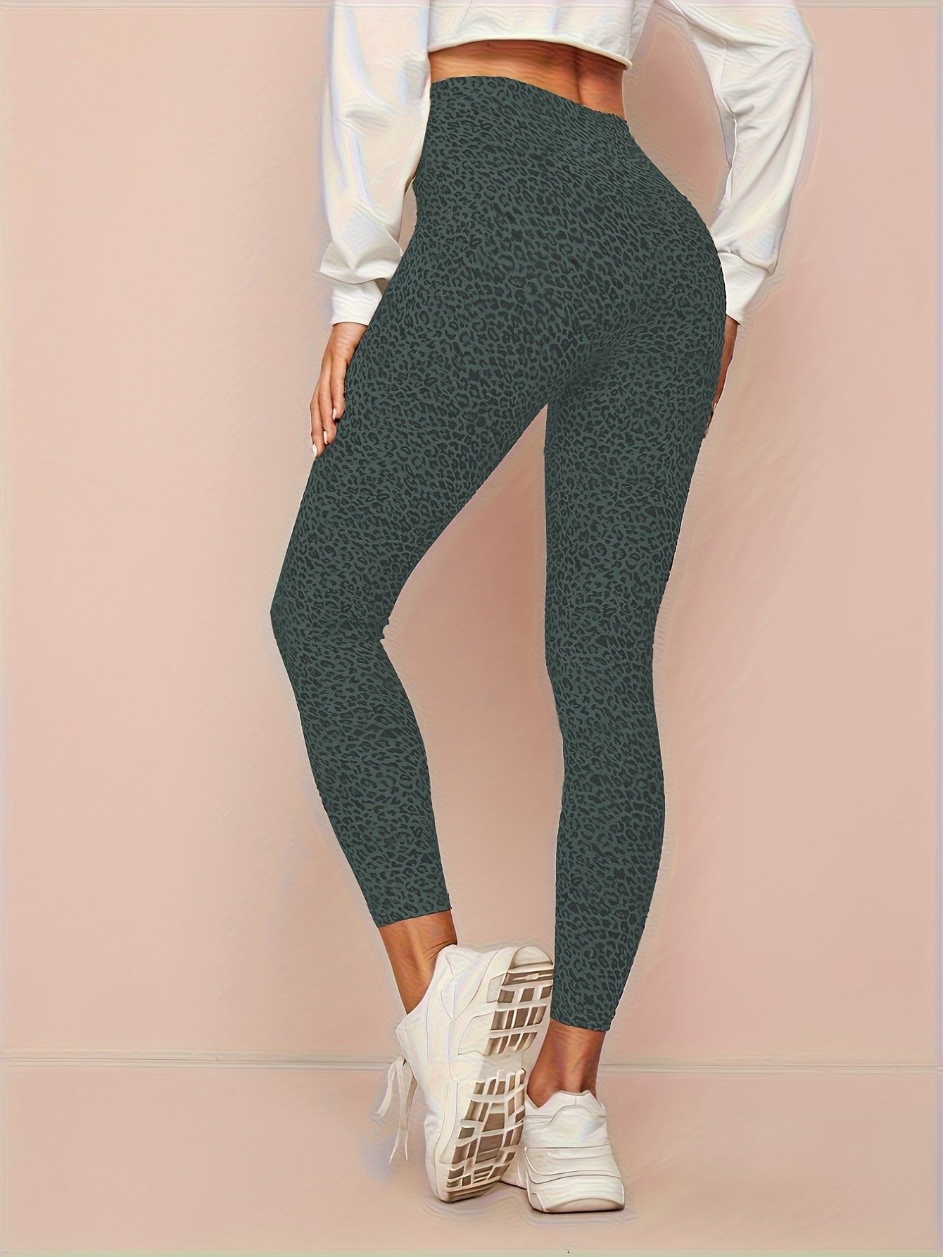 Luna | Legging met luipaardprint en hoge taille