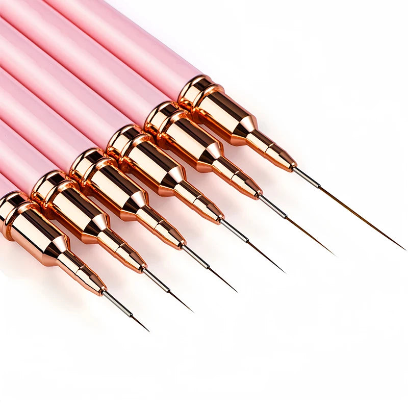 NailLiner | 5 stuks Nail Art Liner penselen set