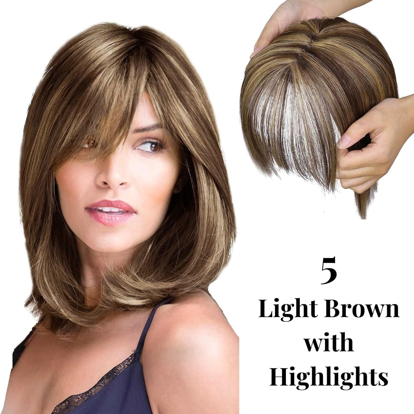 CrownLift | Volumizing haar topper pruik