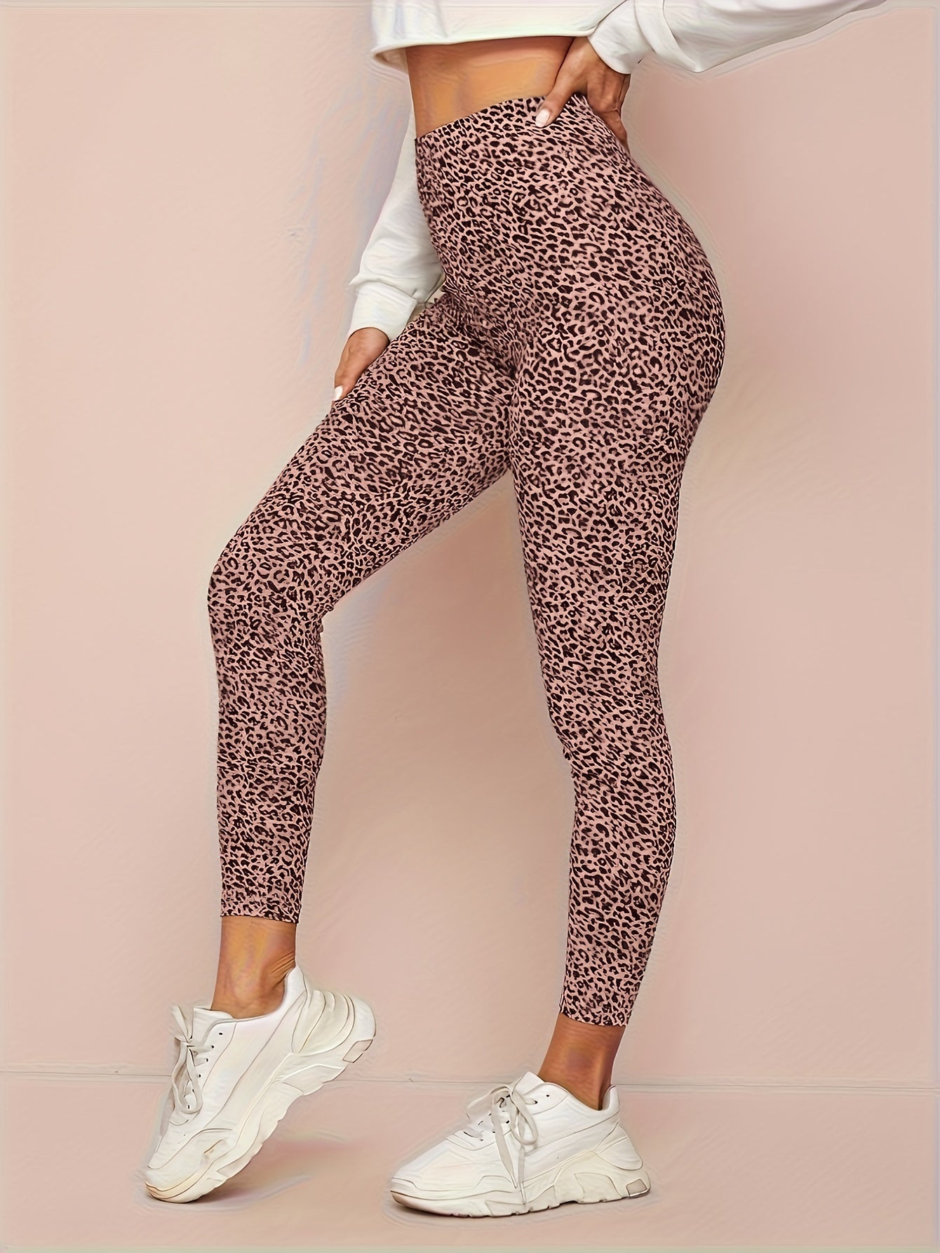 Luna | Legging met luipaardprint en hoge taille