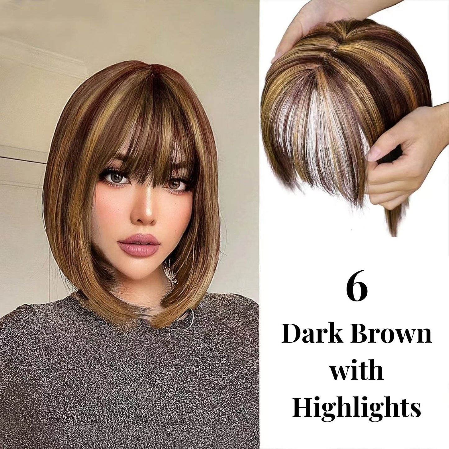 CrownLift | Volumizing haar topper pruik