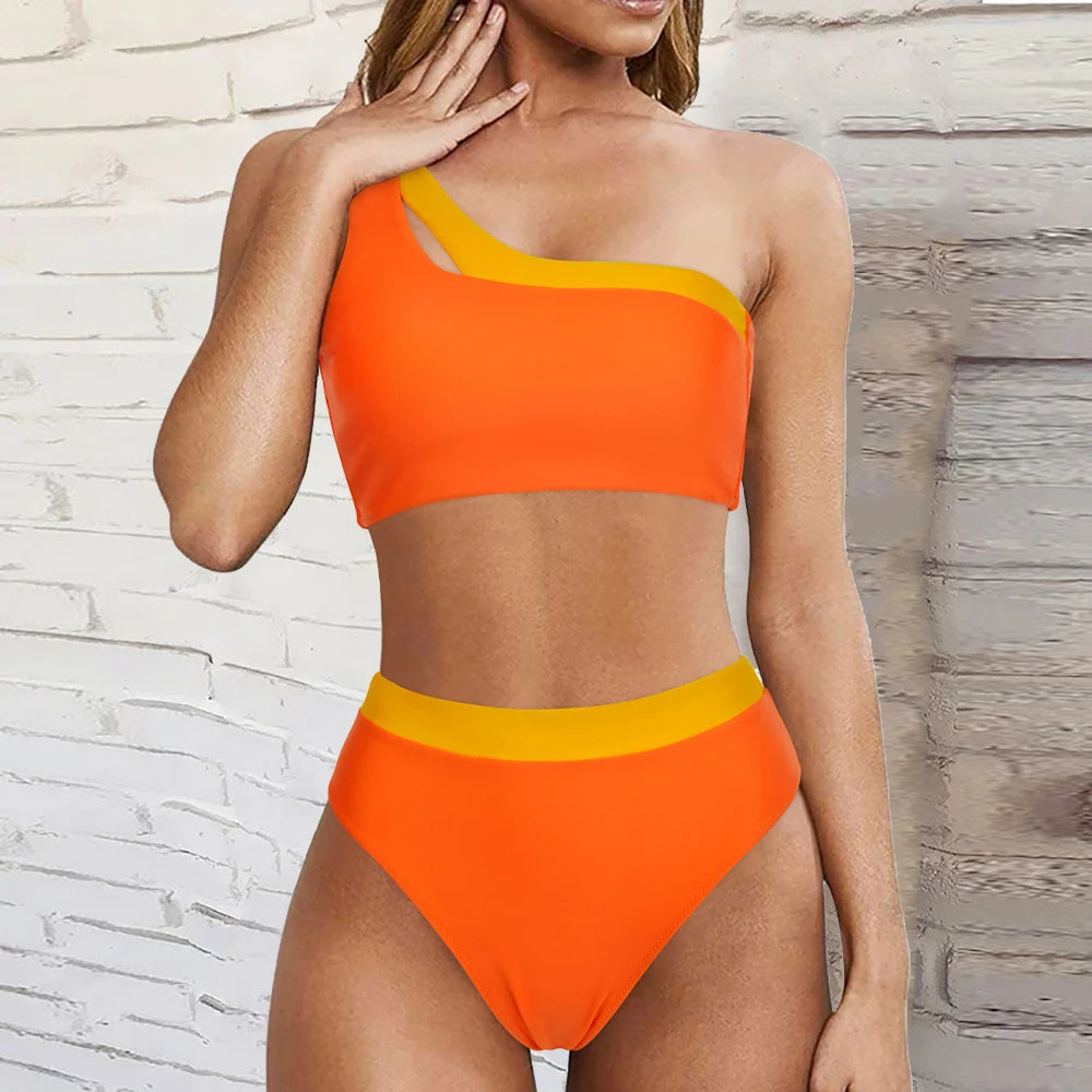 Ondalyn | Schouderloze stralende bikini