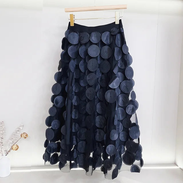 Lunavera | Elegante rok met stippen