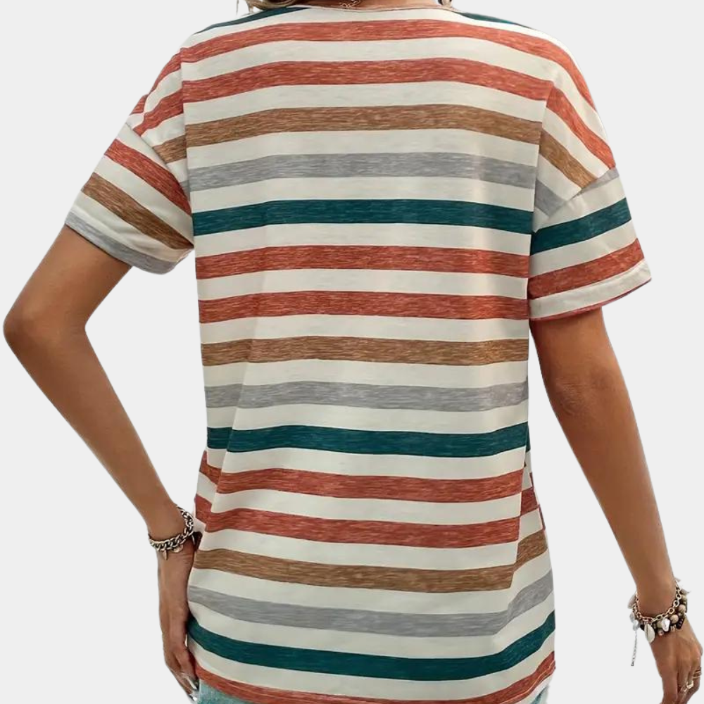 Strivana | Klassieke charme gestreept T-shirt