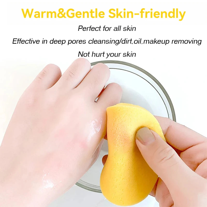 FacialSponges | Samengeperste ronde gezichtsreinigingssponsjes