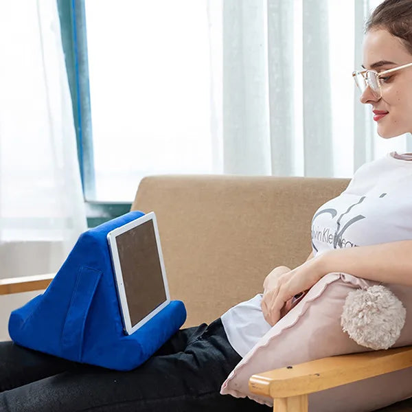 EasyView | Draagbare tablet- en iPad-kussenstandaard voor handsfree kijken en comfort