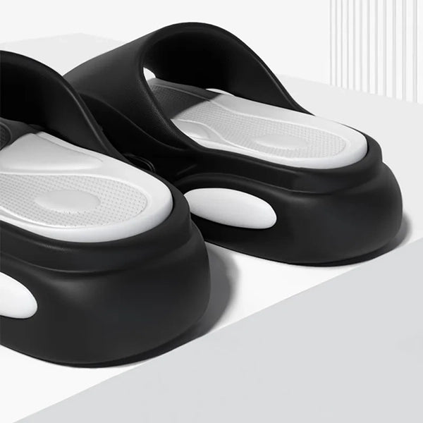 GlideStep | Modieuze plateauslippers voor buiten - gedempt comfort, slipvastheid en een minimalistisch ontwerp