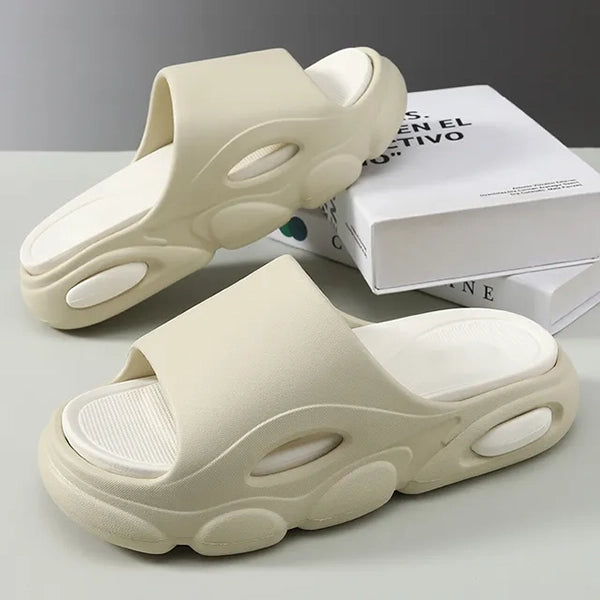 GlideStep | Modieuze plateauslippers voor buiten - gedempt comfort, slipvastheid en een minimalistisch ontwerp