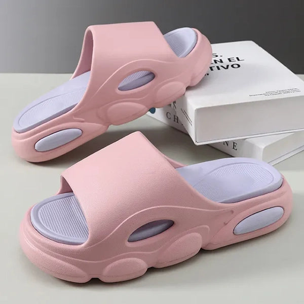 GlideStep | Modieuze plateauslippers voor buiten - gedempt comfort, slipvastheid en een minimalistisch ontwerp