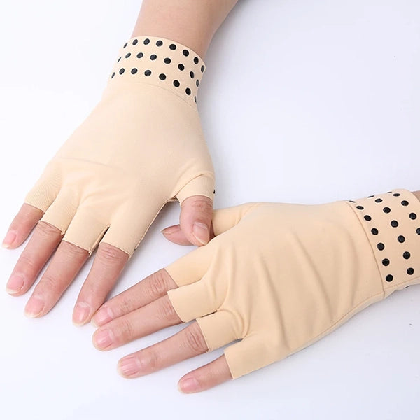 FlexiMag | Vingerloze Magnetische Compressiehandschoenen voor Artritis