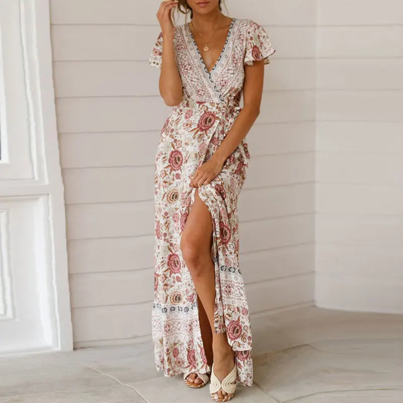 Shaina | Summer Muse Maxi Dress met ruches