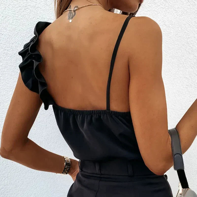 Frillvera | Elegance Bloom Ruffle Tank