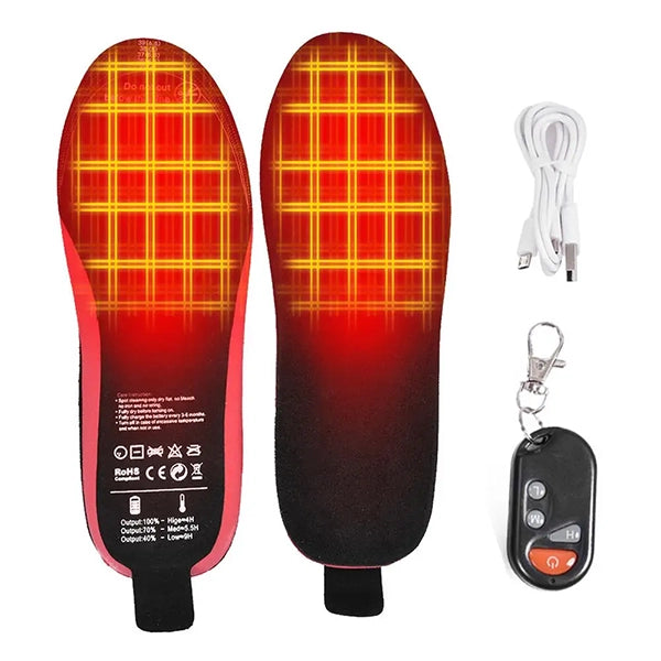 HeatStep | Oplaadbare verwarmde inlegzolen voor warmte en comfort bij elke stap