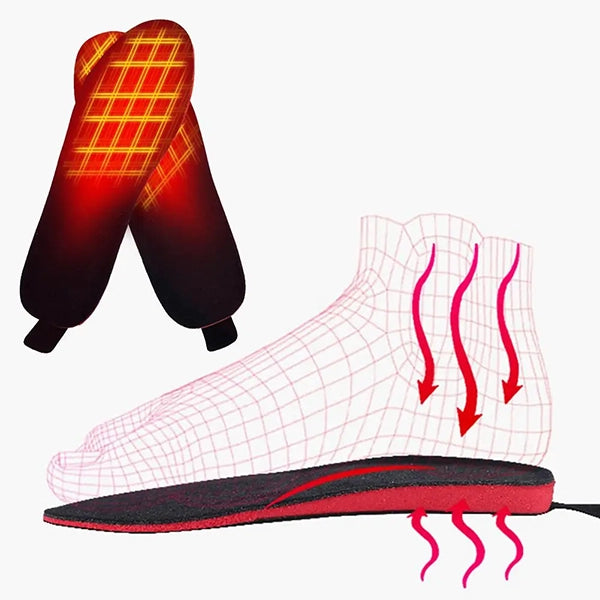 HeatStep | Oplaadbare verwarmde inlegzolen voor warmte en comfort bij elke stap