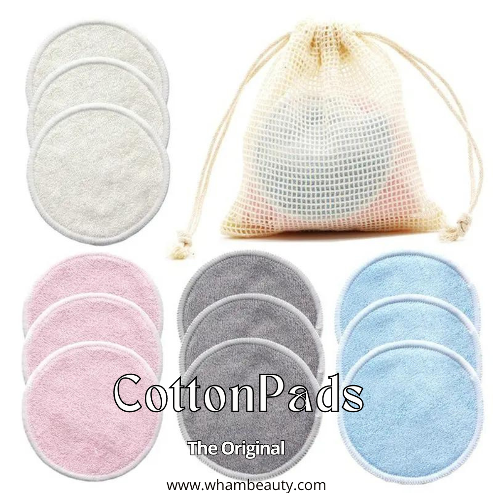 Reusable CottonPads | 12 stuks herbruikbare katoenen onderleggers