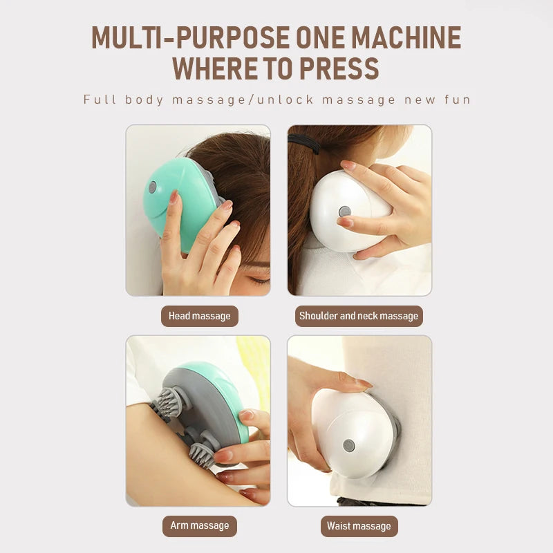 ElectricMassager | Elektrische hoofdmassager van silicone