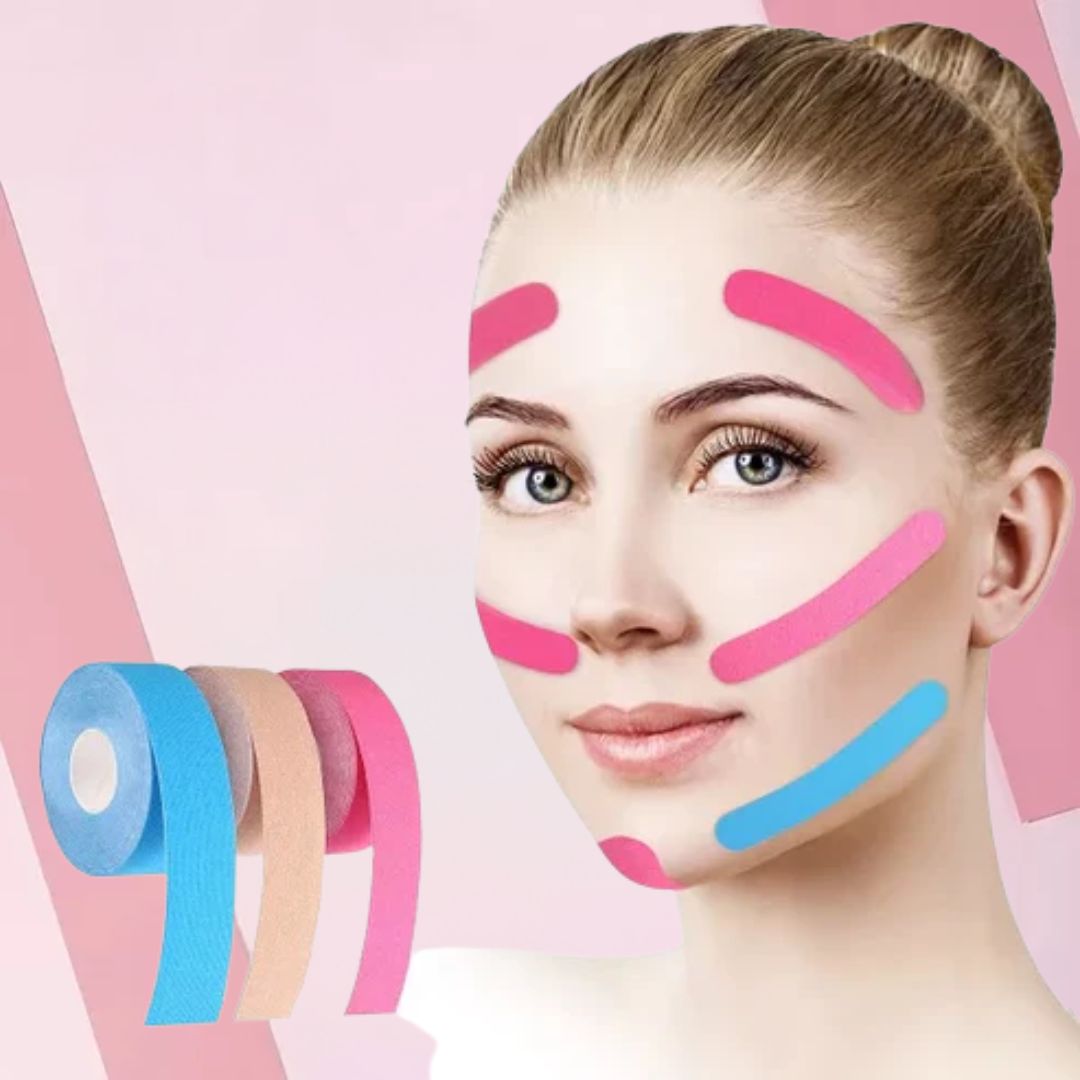 LiftaDerm | Kinesio-Firm gezicht & hals sculpting tape