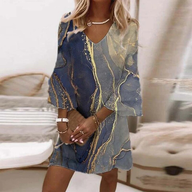 FloraMuse Dress | Jurkje met classy print