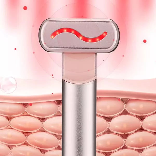 LuminaVeil | 4-in-1 rood lichttherapie gezichtstaf voor een jeugdige en stralende huid
