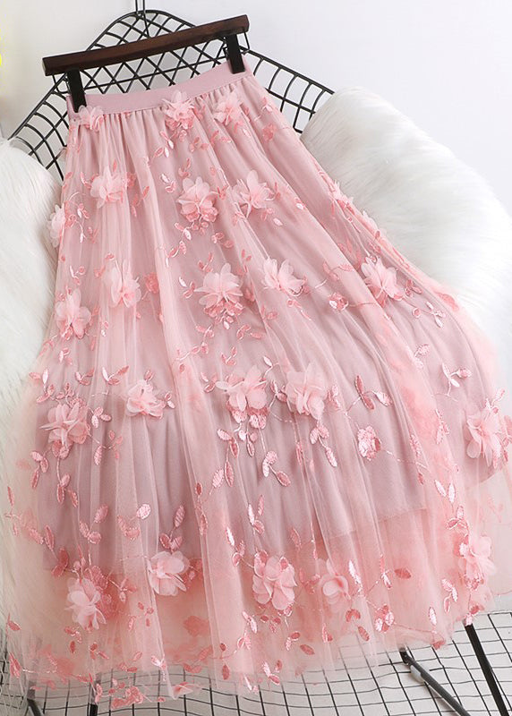 Irene | Geborduurde Bloom Tule Rok