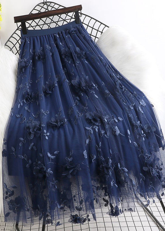 Irene | Geborduurde Bloom Tule Rok