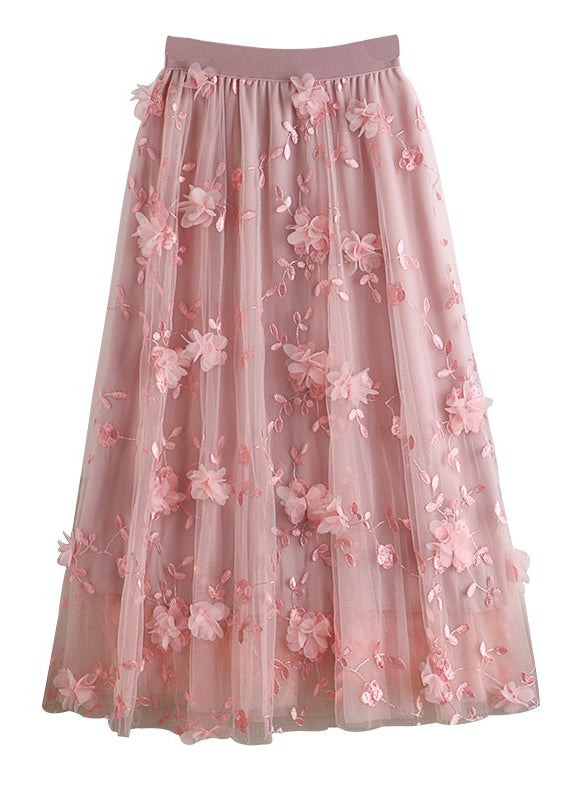 Irene | Geborduurde Bloom Tule Rok
