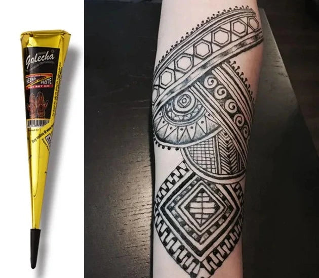 HennaPaste | Henna Tattoo Pasta voor tijdelijke doe-het-zelf tatoeage