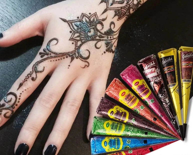 HennaPaste | Henna Tattoo Pasta voor tijdelijke doe-het-zelf tatoeage