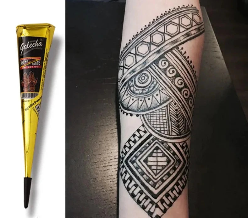 HennaPaste | Henna Tattoo Pasta voor tijdelijke doe-het-zelf tatoeage
