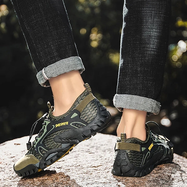 FlexGlide | Adaptieve Sneakers op Blote voeten