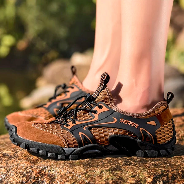 FlexGlide | Adaptieve Sneakers op Blote voeten