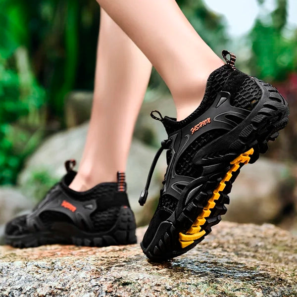 FlexGlide | Adaptieve Sneakers op Blote voeten