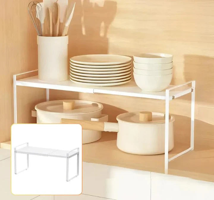 FlexiShelf | Uitbreidbare keukenplank organiser