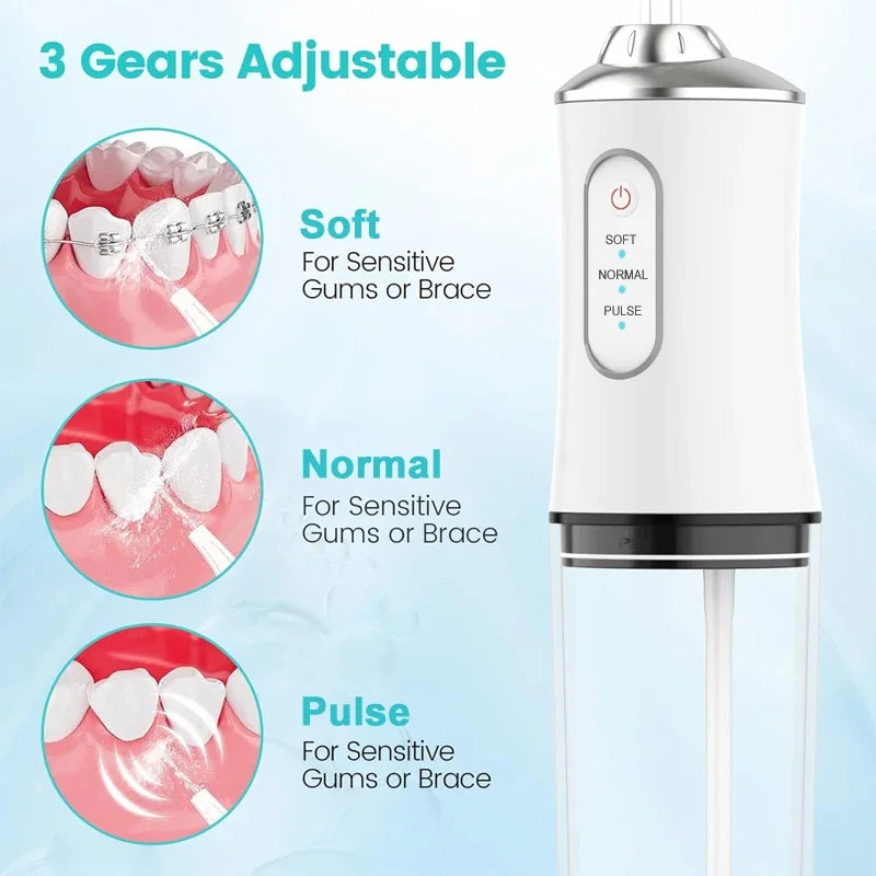 OralIrrigator | Draagbare tandheelkundige waterflosser mondelinge irrigator