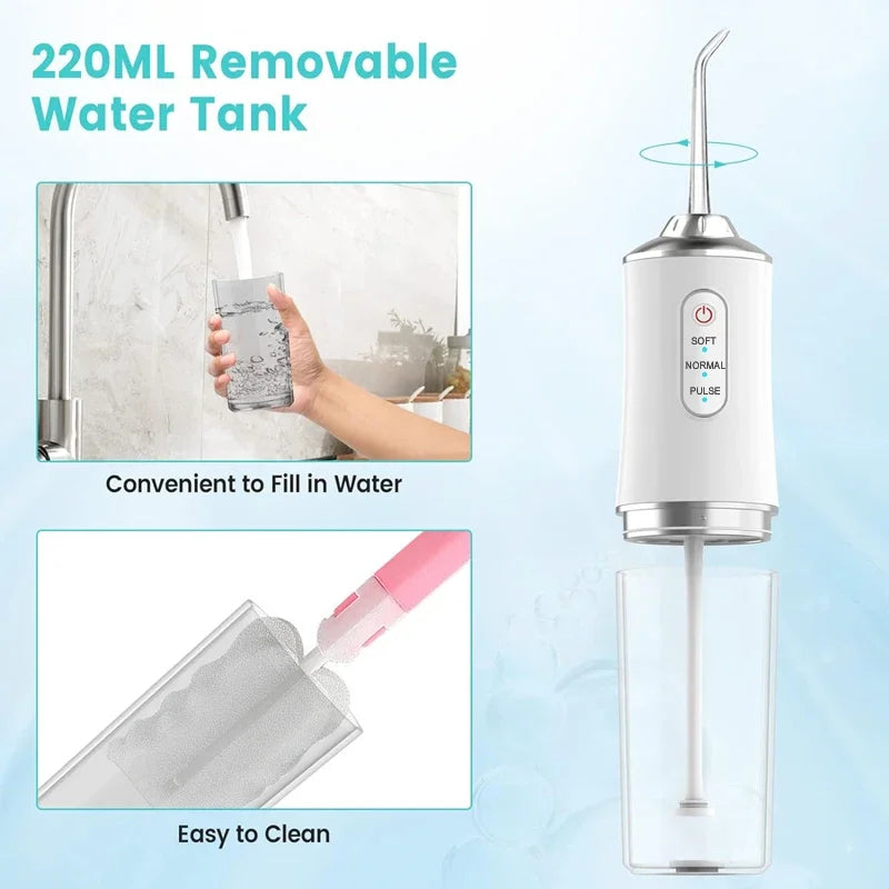 OralIrrigator | Draagbare tandheelkundige waterflosser mondelinge irrigator