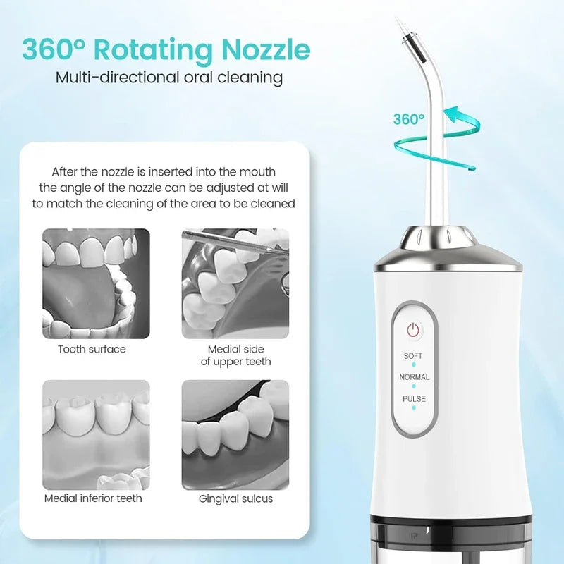 OralIrrigator | Draagbare tandheelkundige waterflosser mondelinge irrigator