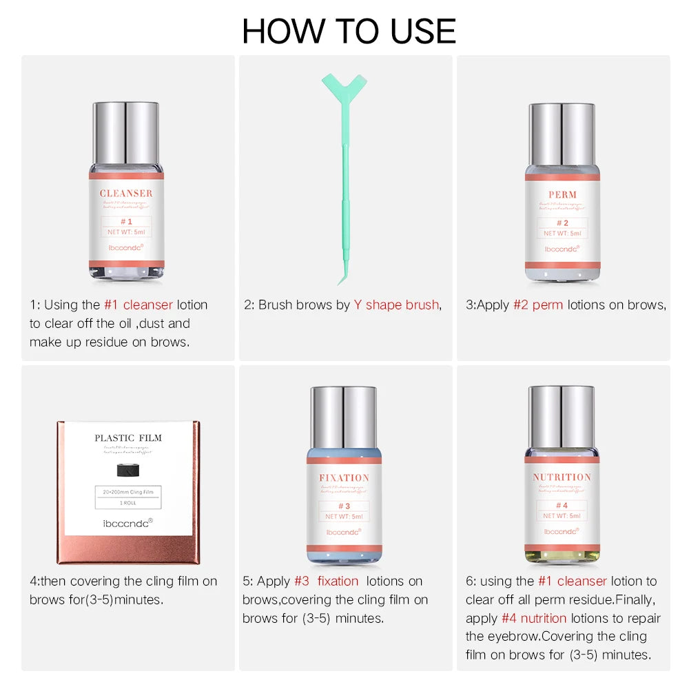 BrowLamination | Kit voor het liften van wenkbrauwen