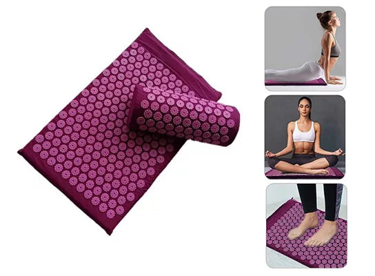 RevivaMat | Therapeutische Acupressuur Spike Mat & Kussen voor Stressverlichting, Pijnvermindering & Beter Slapen