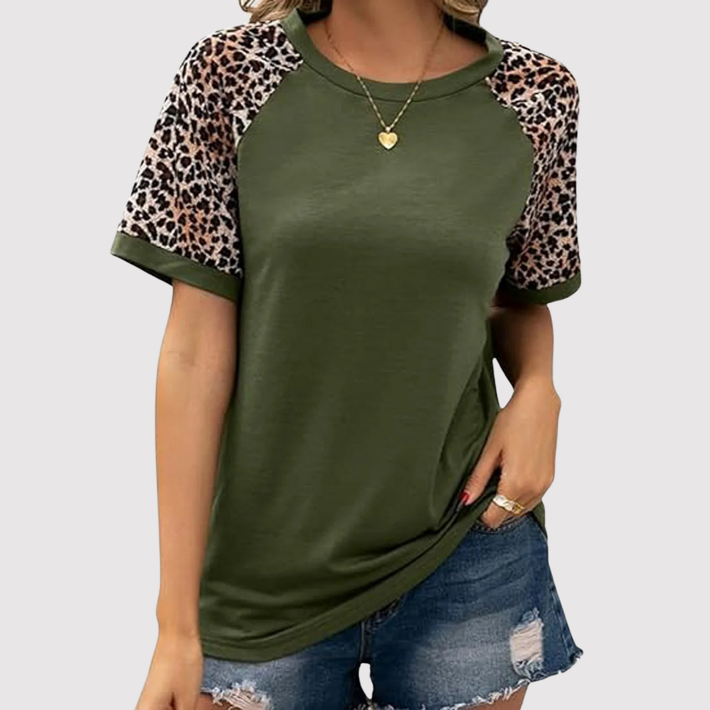 RoarMuse | Wild Chic Crew Hals T-shirt