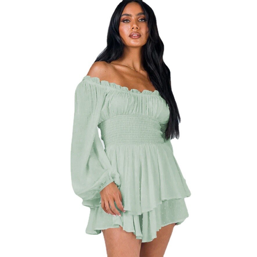 Riluvia | Off-shoulder rok met ruches