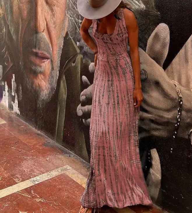 Velmira | Boho Muse Open Rug Jurk