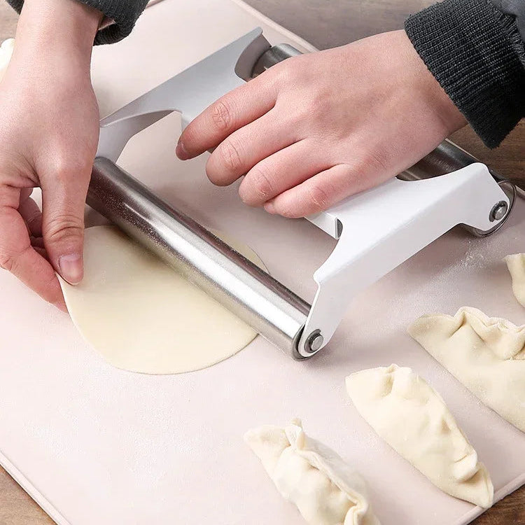 DoughGlide | Naadloze Roestvrijstalen Deeg Perfectie Roller